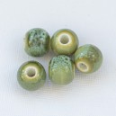 buslis-0102 Намистини керамічні (8 мм) зелені