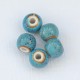 buslis-0103 Намистини керамічні (8 мм) блакитні