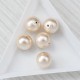 Намистина, бавовняні перли (Японія) 10 мм, молочні